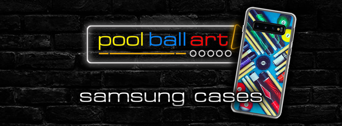 Poolballart.com original billiard lifestyle art samsung phone cases