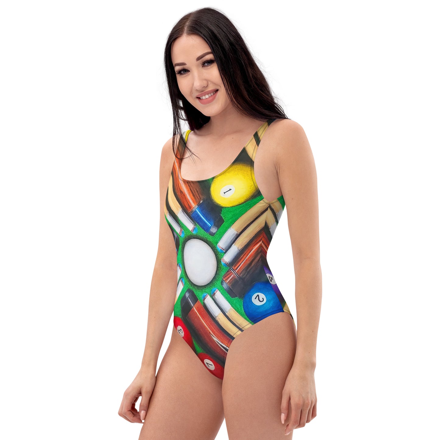 Big Pool Fan One-Piece Swimsuit