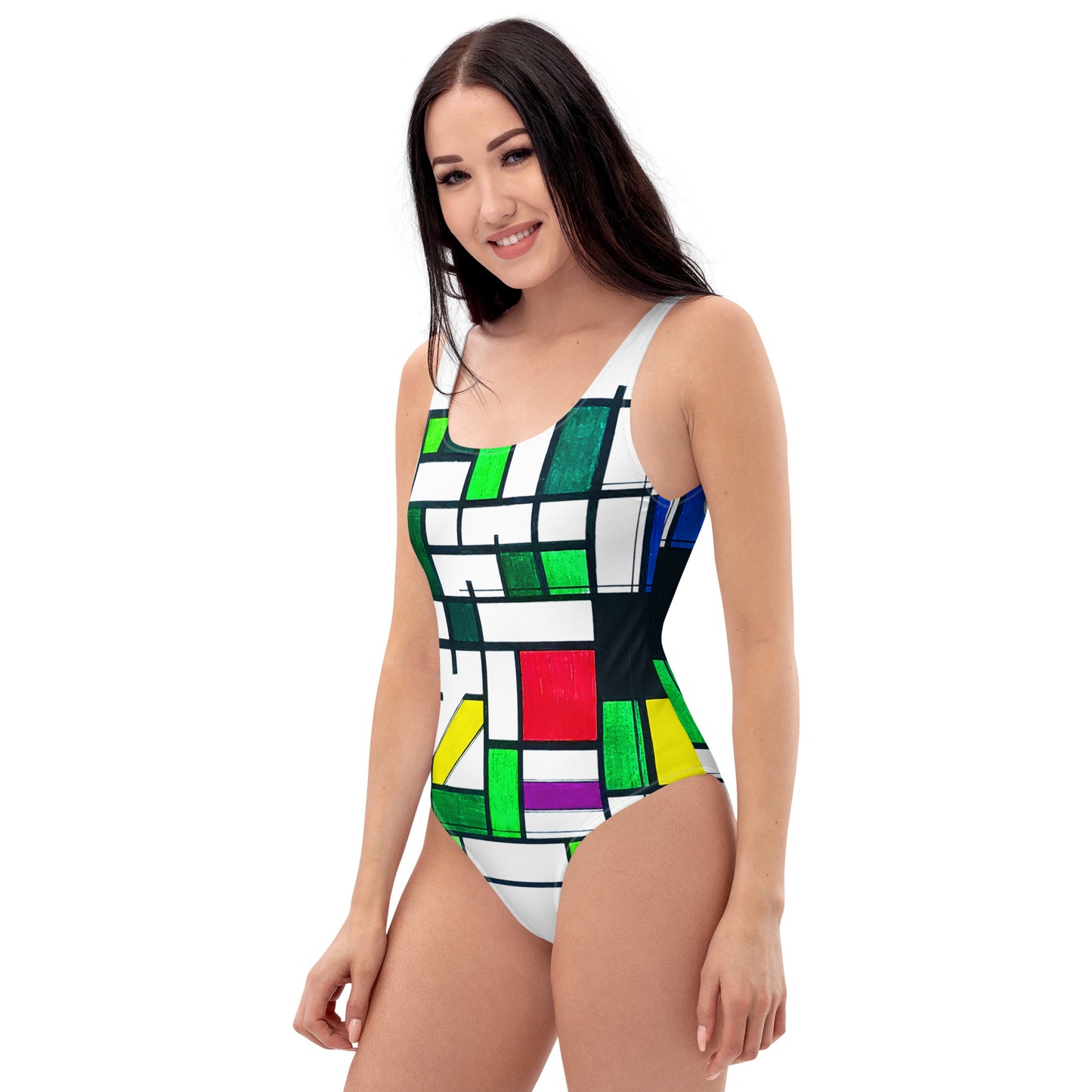 Mondrian One-Pocket Swimsuit