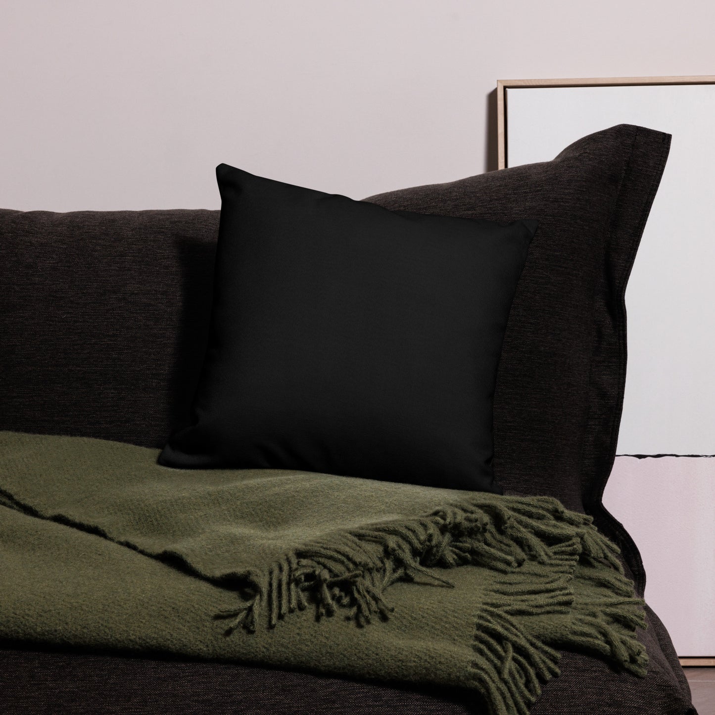 If Escher Played 9 Ball Premium Pillow