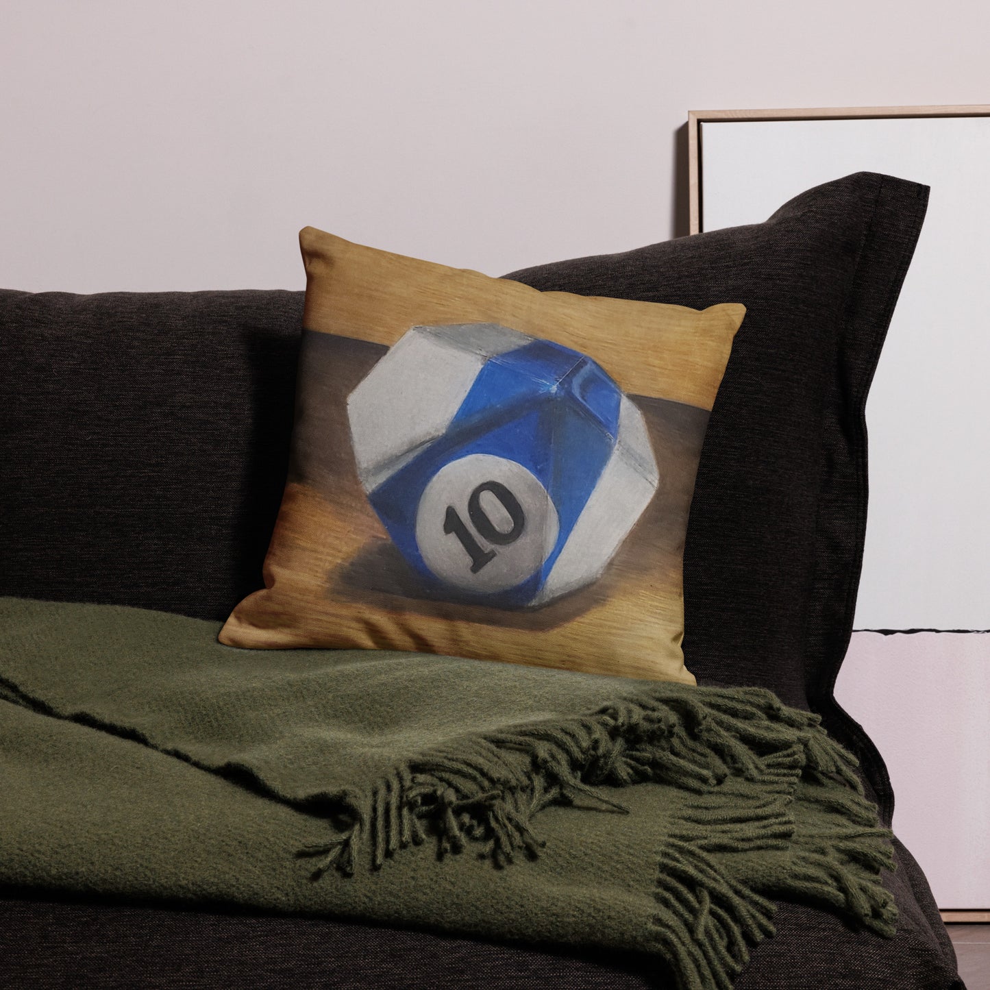 Ten Sided Ball Premium Pillow