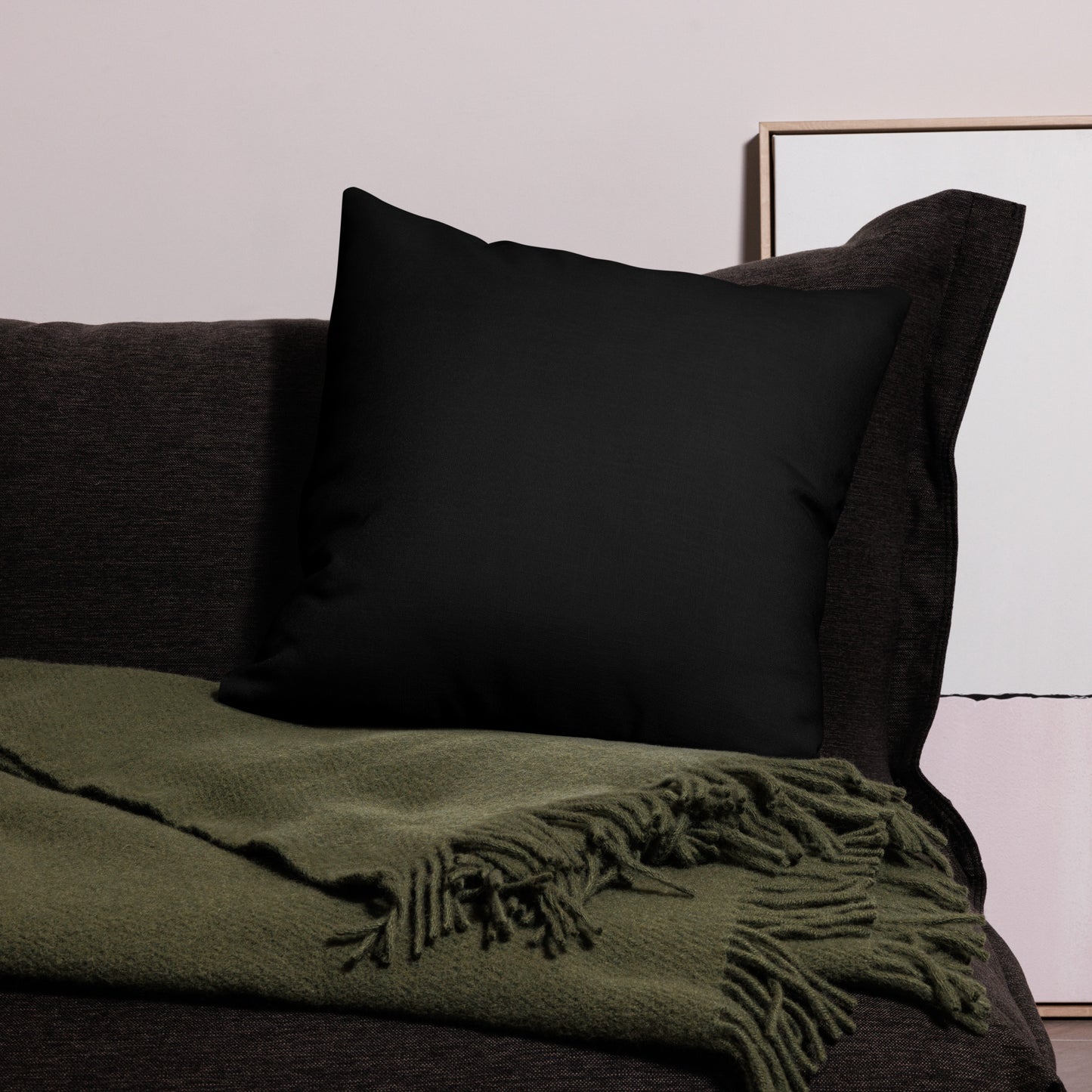 If Escher Played 9 Ball Premium Pillow