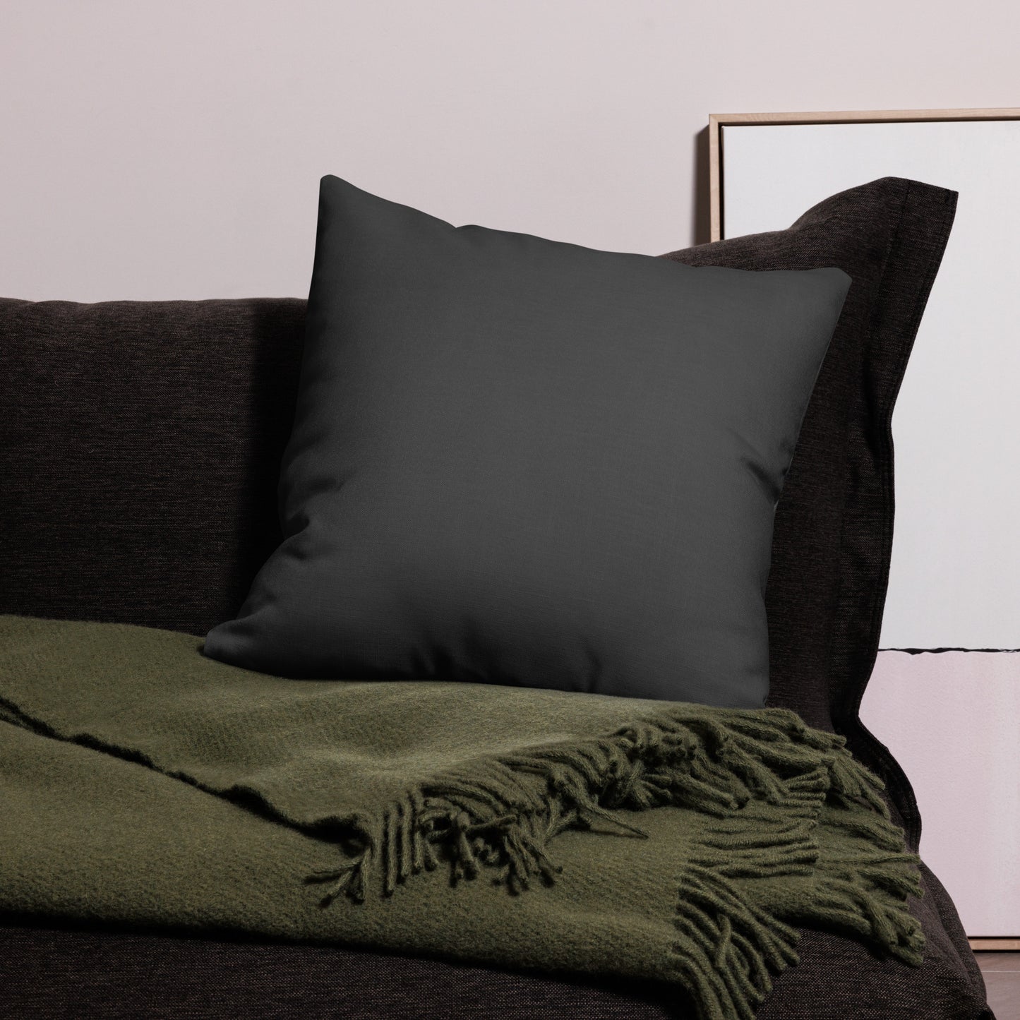 Hand on Ball Premium Pillow