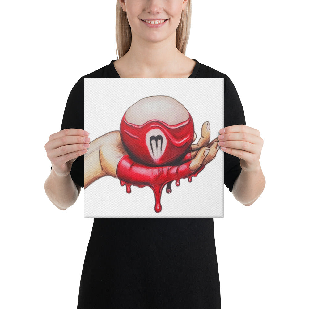 Oozing Three Ball Canvas Print