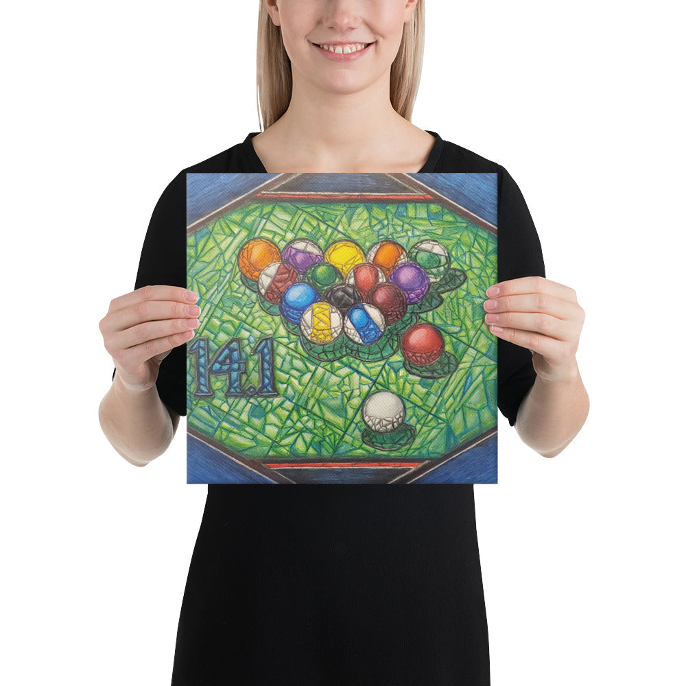 Straight Religion Canvas Print
