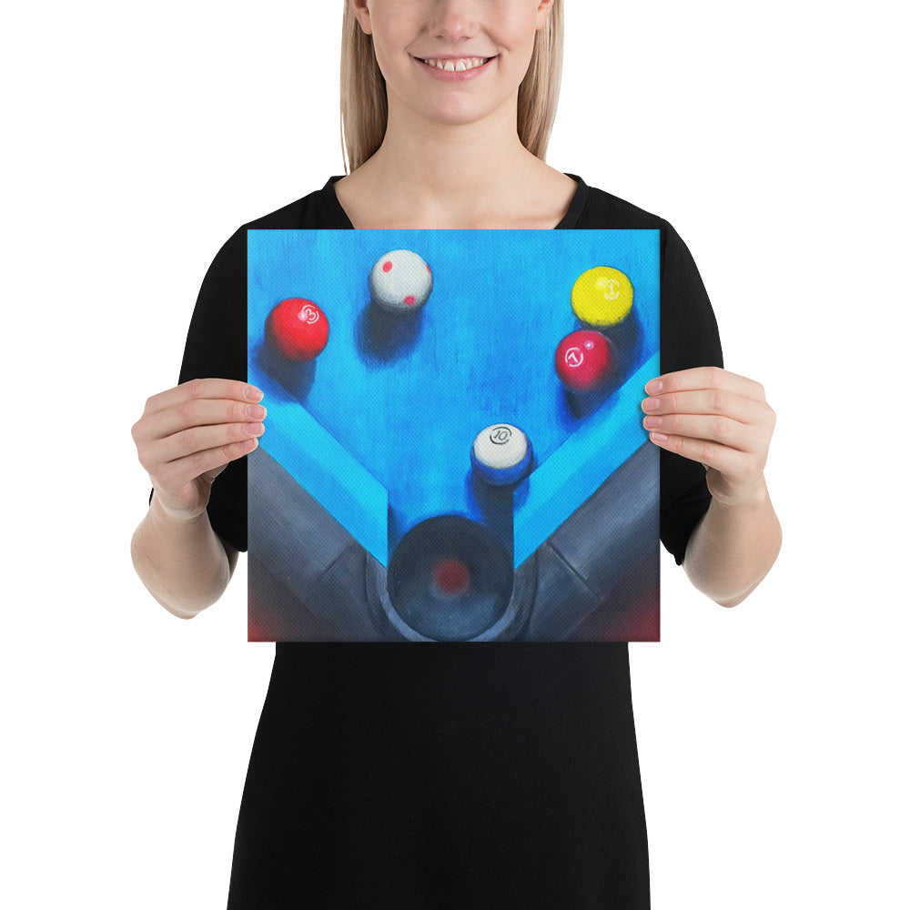 Ten Ball in the Corner Pocket Canvas