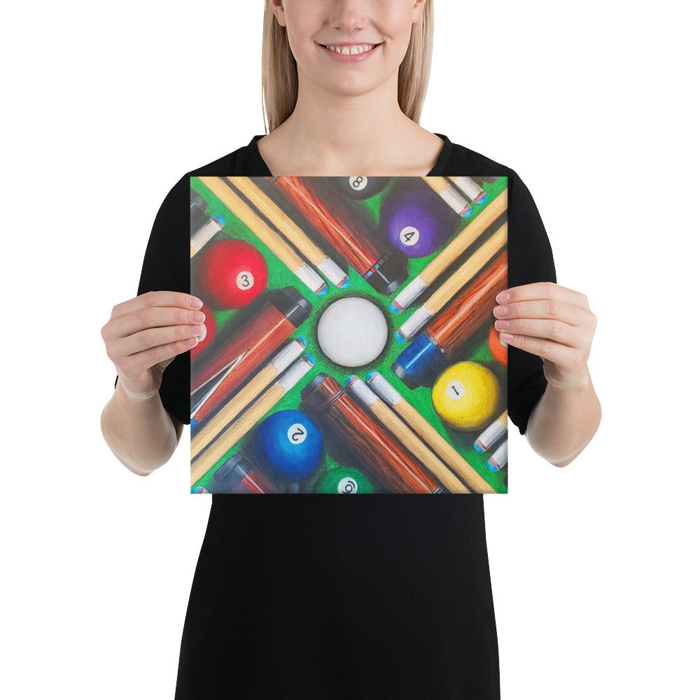 Big Pool Fan Canvas Print