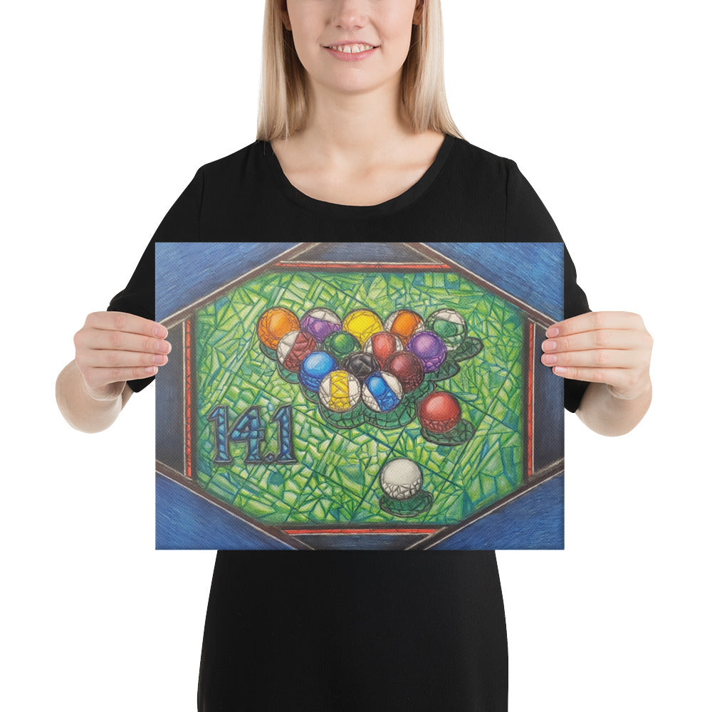 Straight Religion Canvas Print
