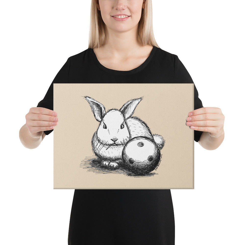 Hare Ball Canvas