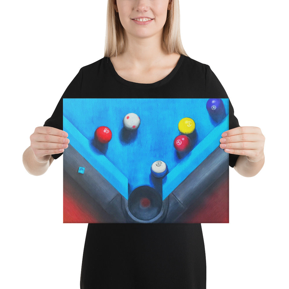 Ten Ball in the Corner Pocket Canvas