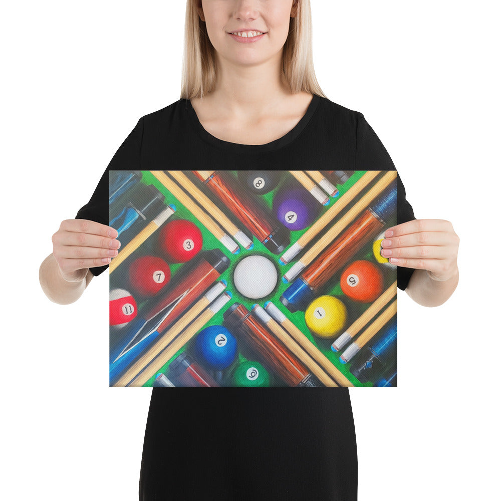 Big Pool Fan Canvas Print