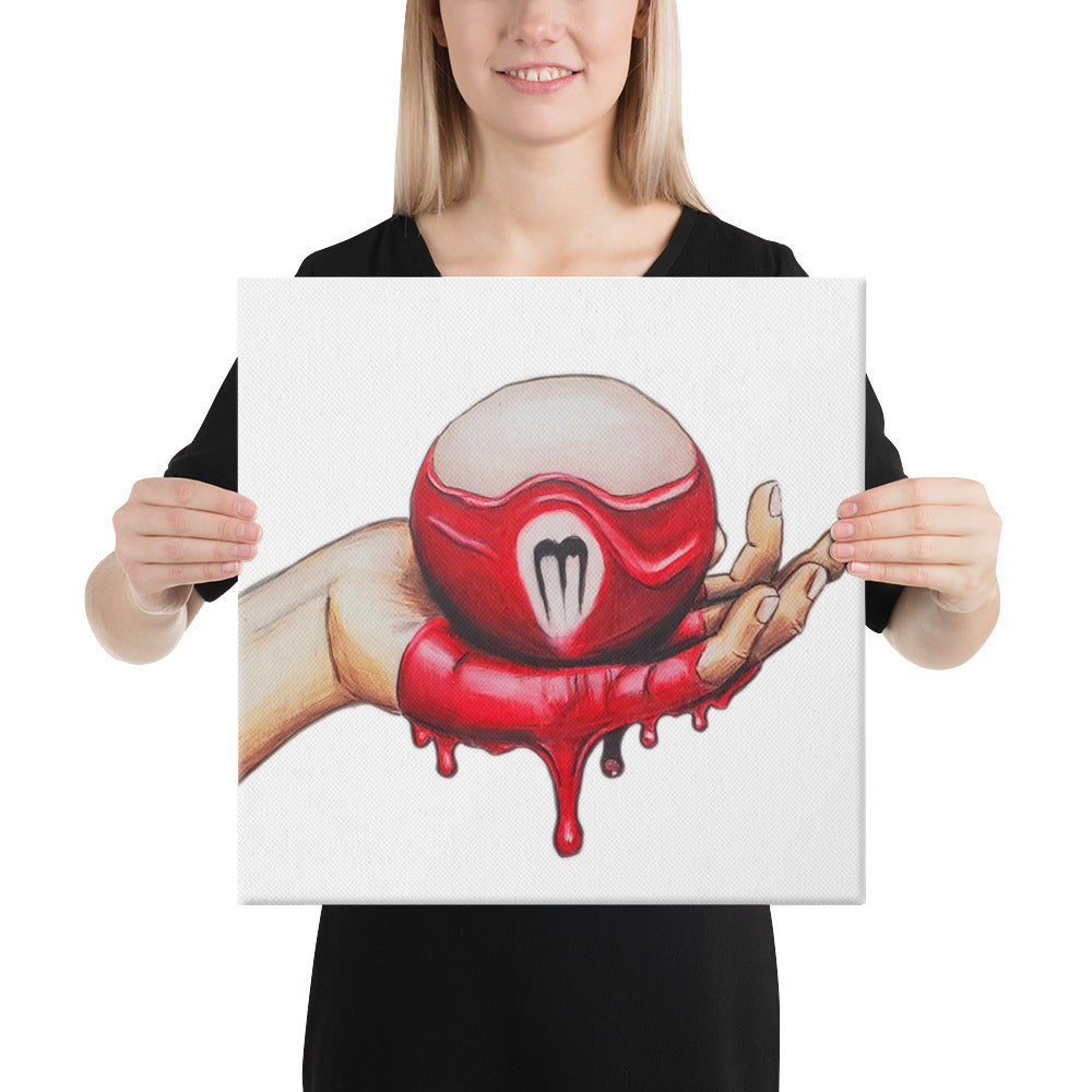 Oozing Three Ball Canvas Print