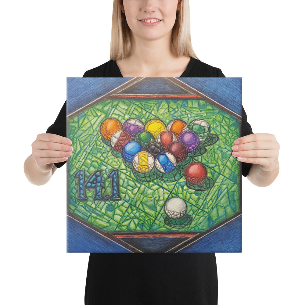 Straight Religion Canvas Print
