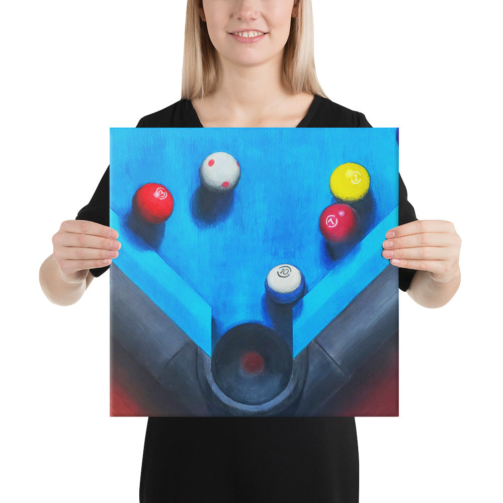 Ten Ball in the Corner Pocket Canvas
