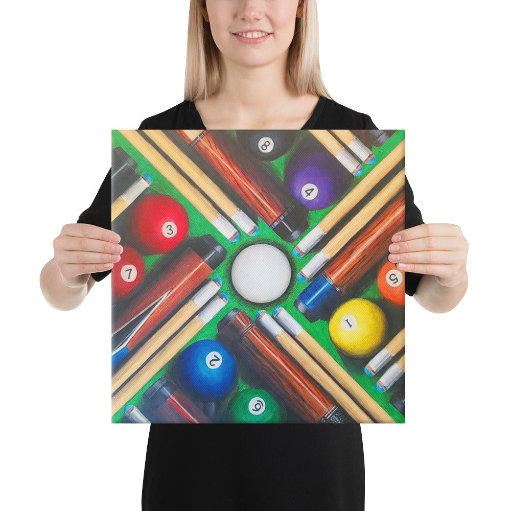 Big Pool Fan Canvas Print