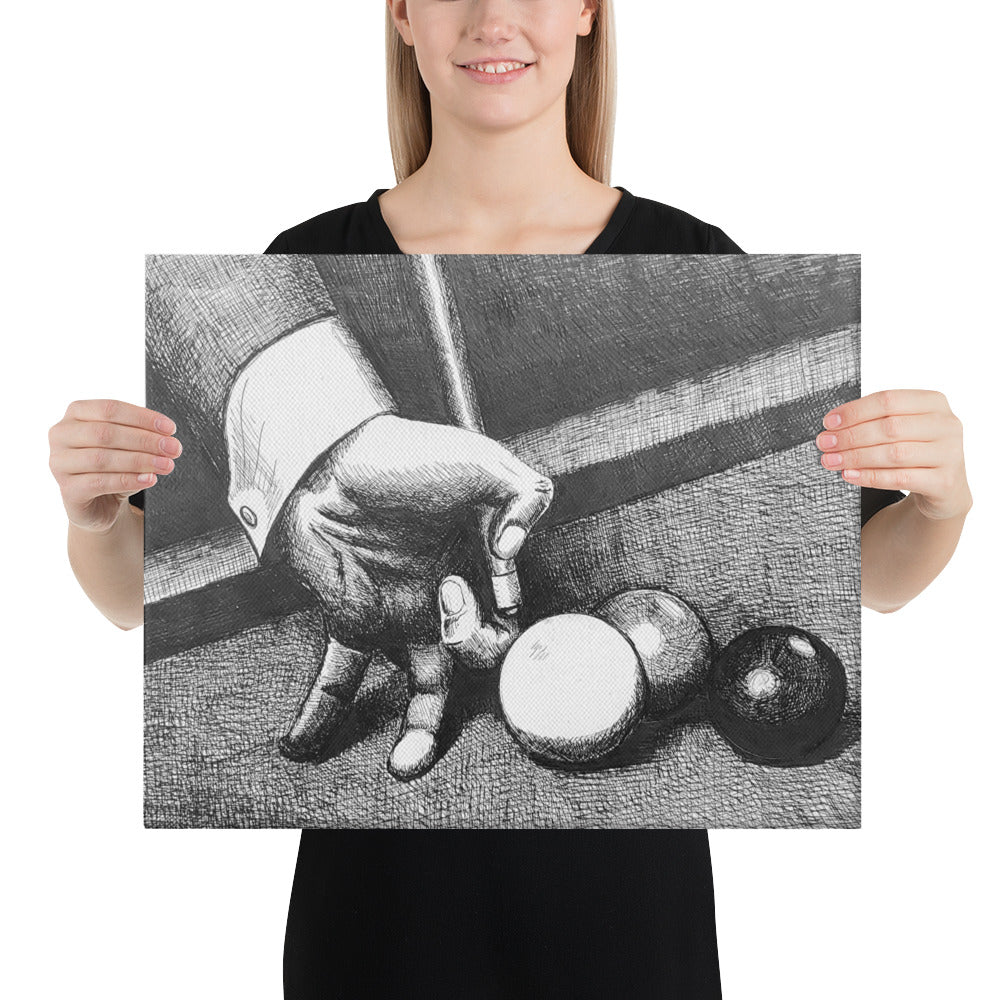 Masse Canvas Print