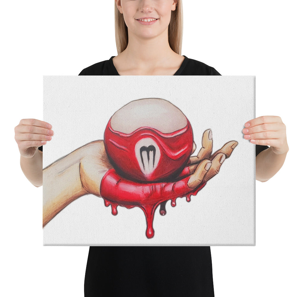 Oozing Three Ball Canvas Print