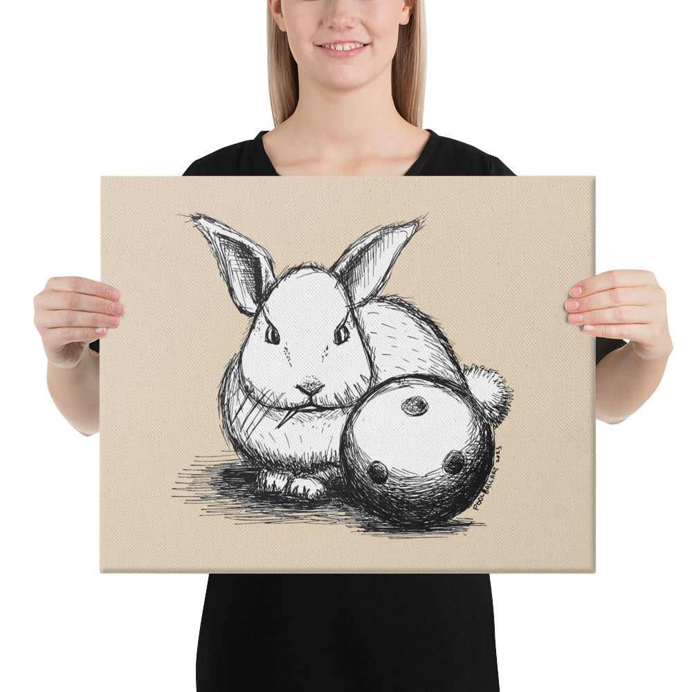Hare Ball Canvas