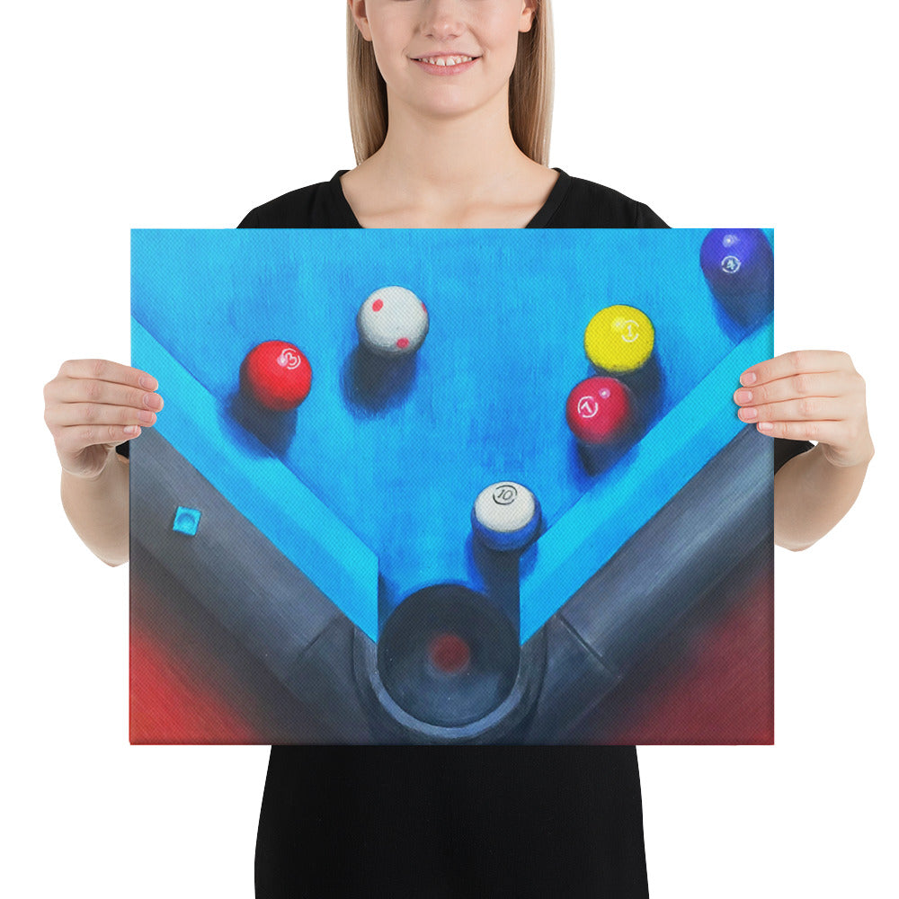 Ten Ball in the Corner Pocket Canvas