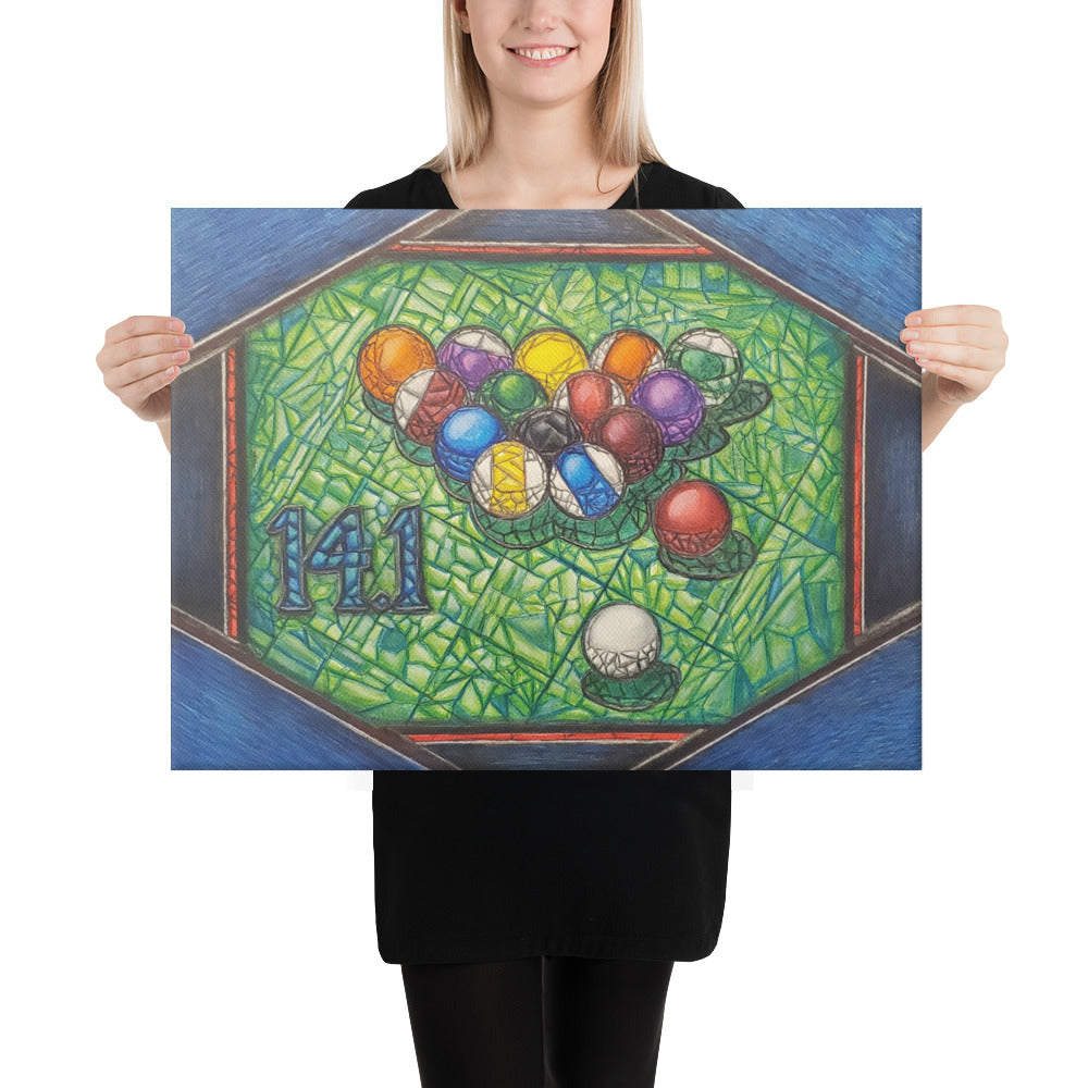 Straight Religion Canvas Print