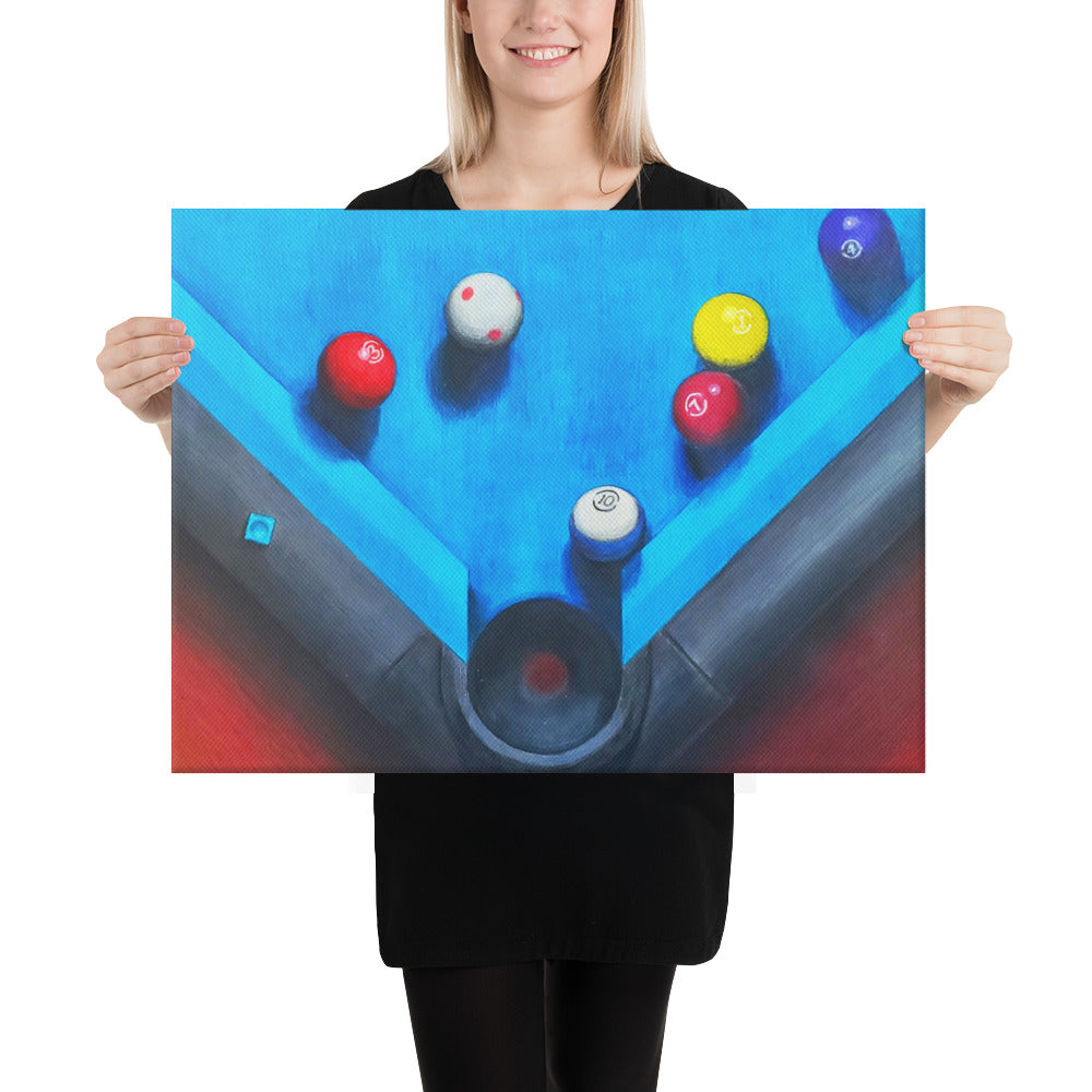 Ten Ball in the Corner Pocket Canvas