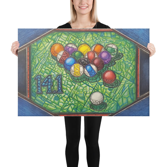 Straight Religion Canvas Print