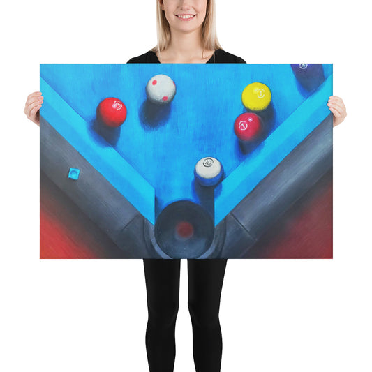 Ten Ball in the Corner Pocket Canvas
