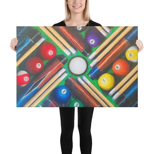 Big Pool Fan Canvas Print