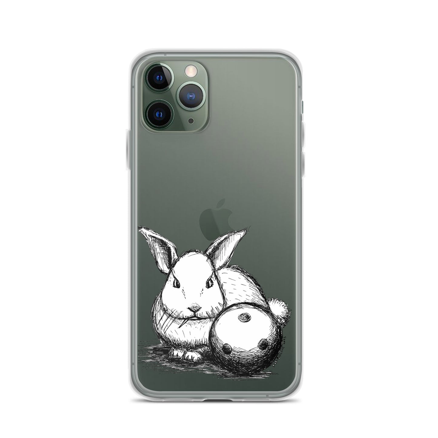 Hare Ball Clear Case for iPhone®