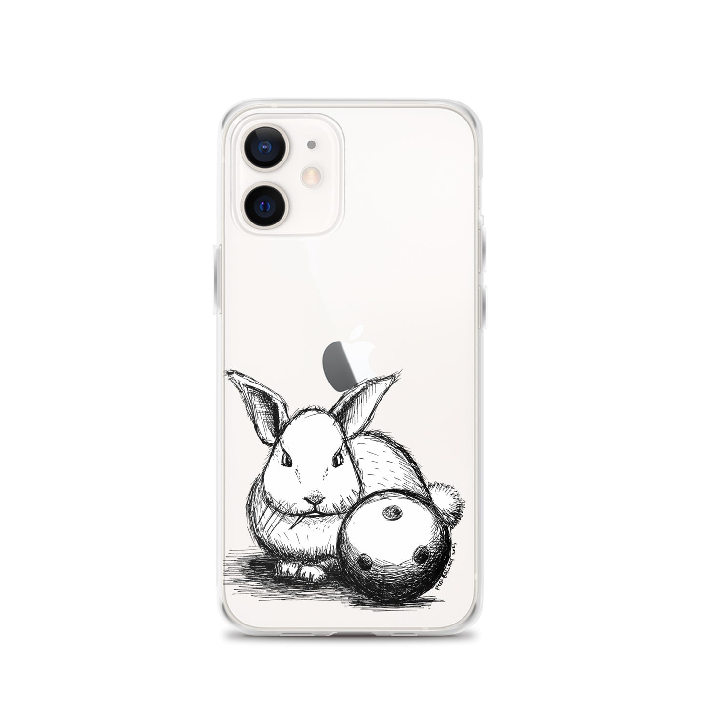 Hare Ball Clear Case for iPhone®