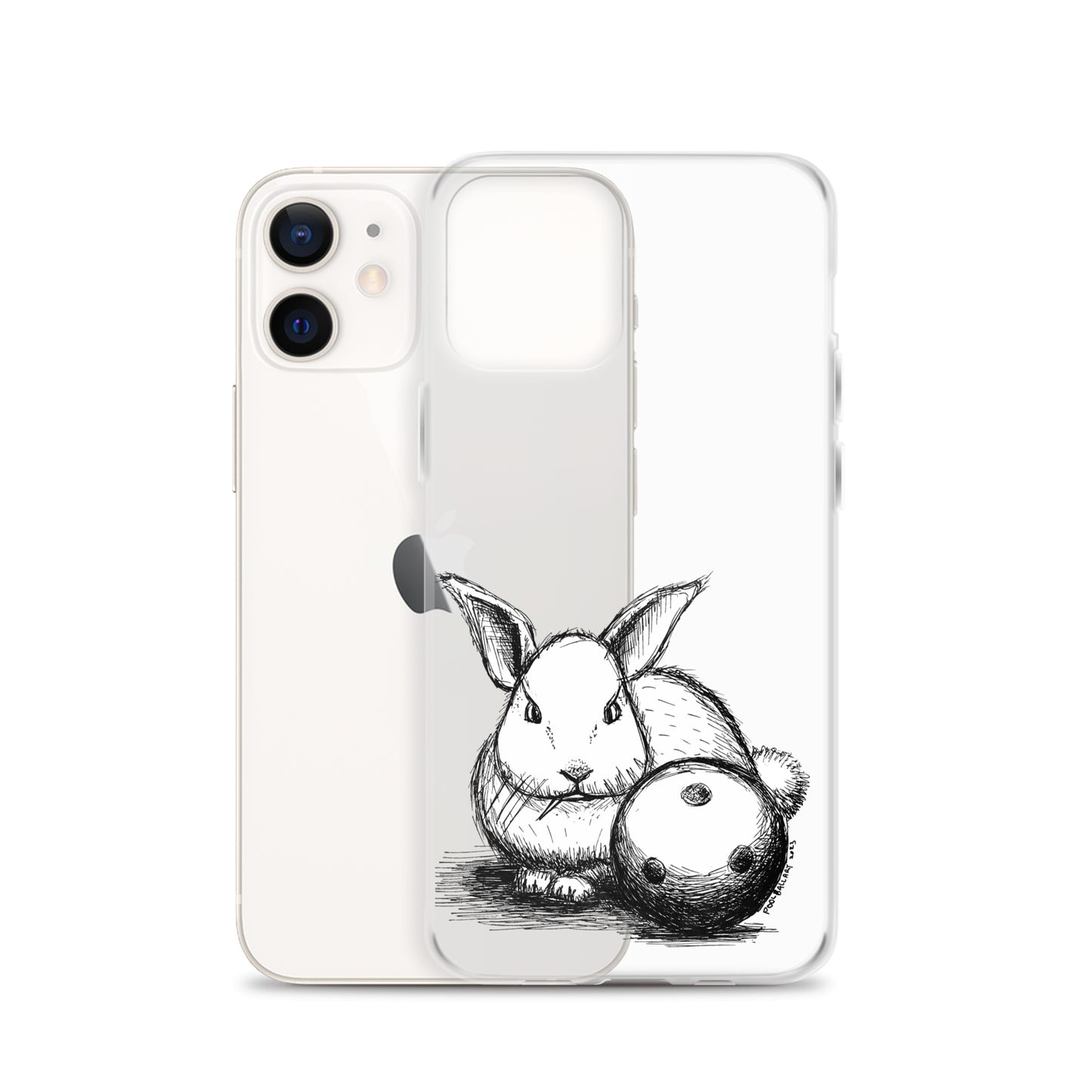 Hare Ball Clear Case for iPhone®