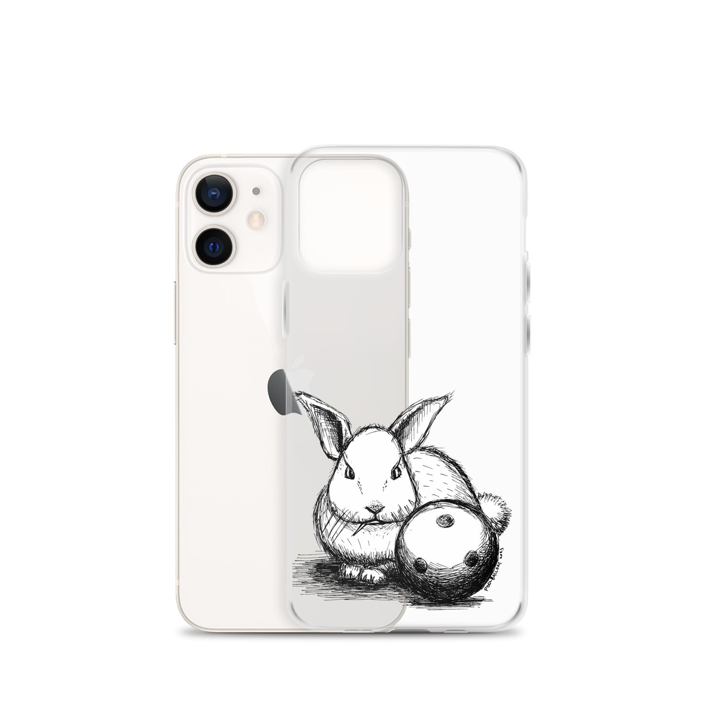 Hare Ball Clear Case for iPhone®