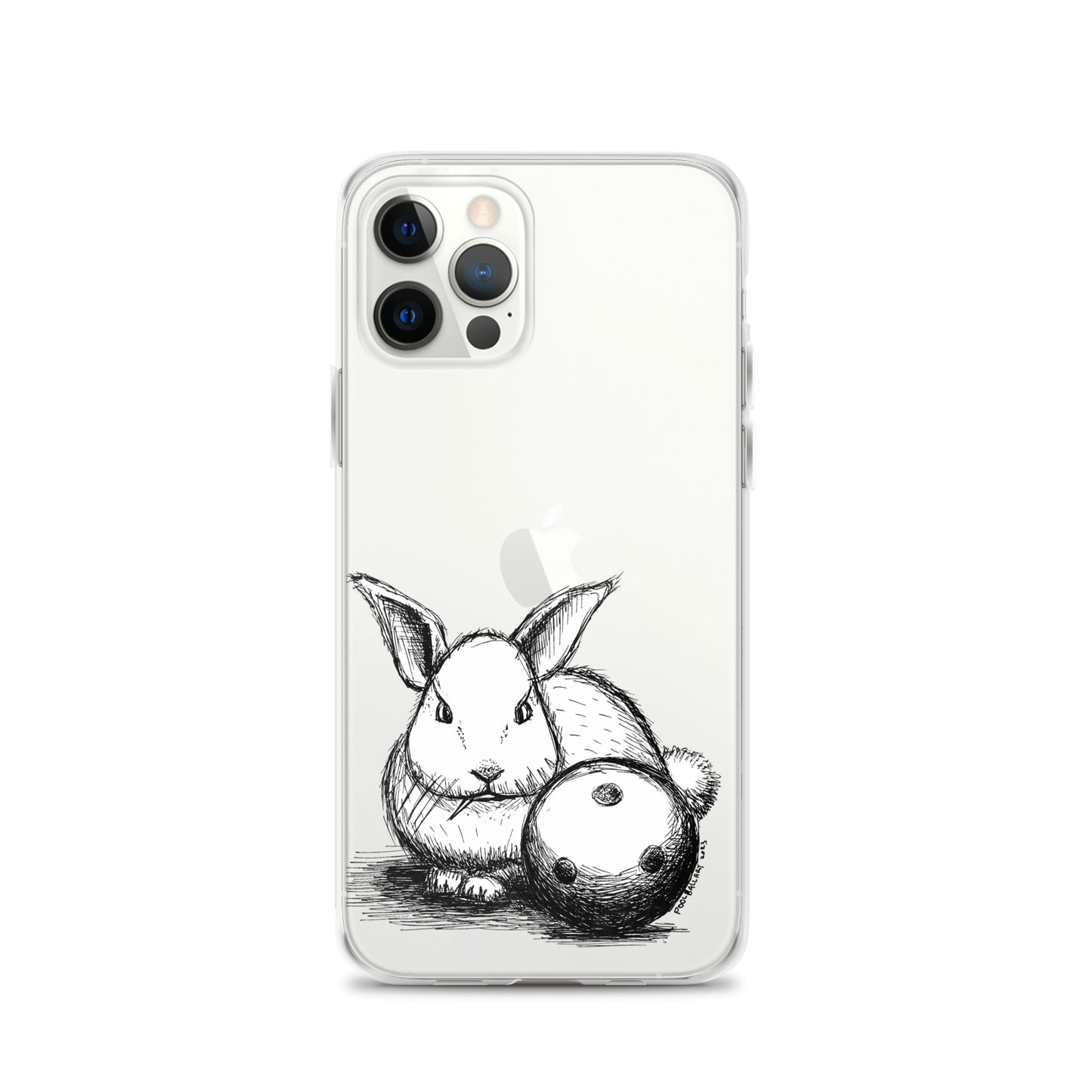 Hare Ball Clear Case for iPhone®