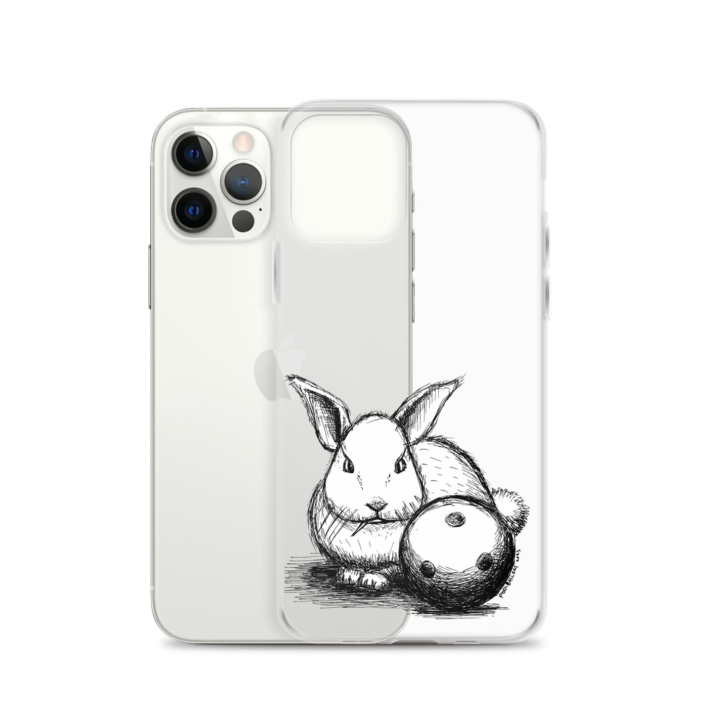 Hare Ball Clear Case for iPhone®