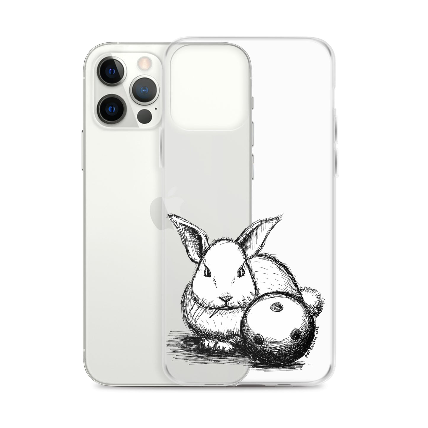Hare Ball Clear Case for iPhone®
