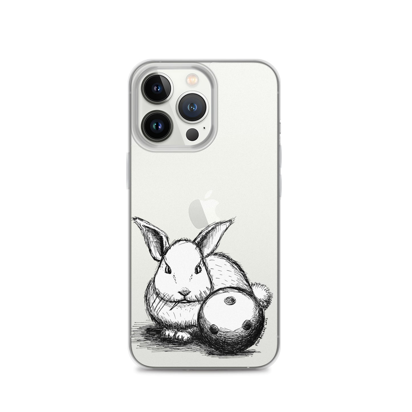 Hare Ball Clear Case for iPhone®