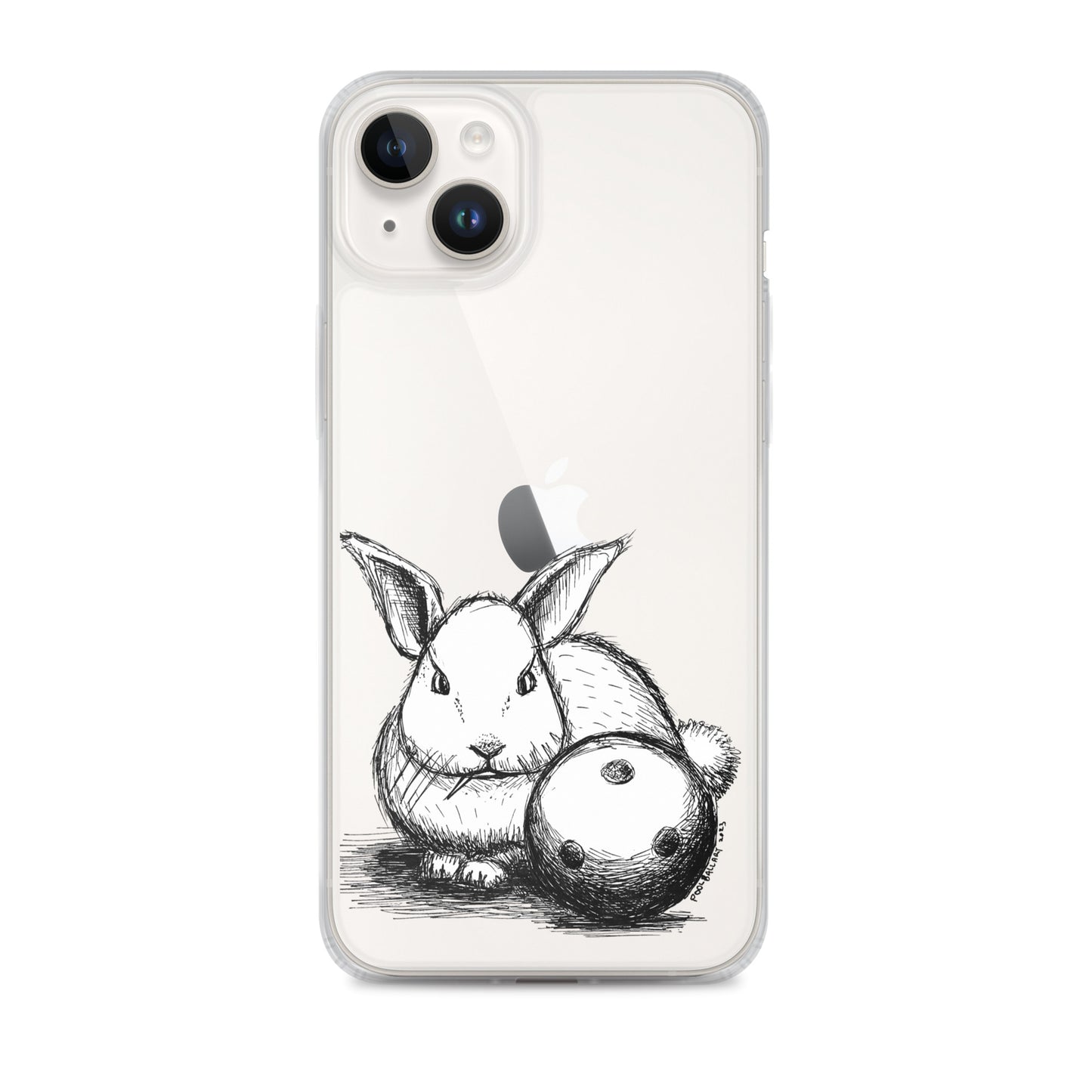 Hare Ball Clear Case for iPhone®