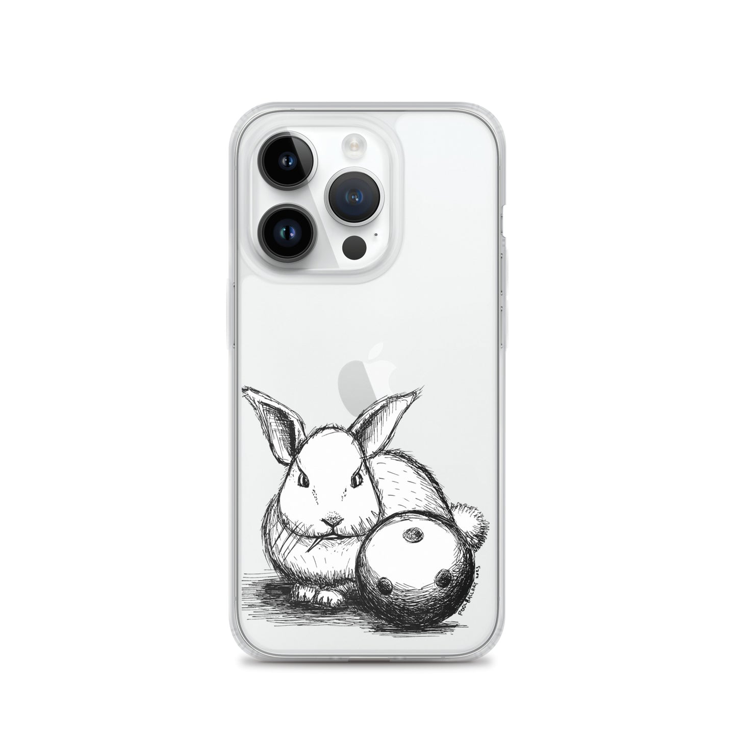 Hare Ball Clear Case for iPhone®