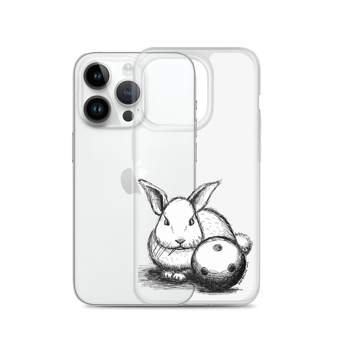 Hare Ball Clear Case for iPhone®
