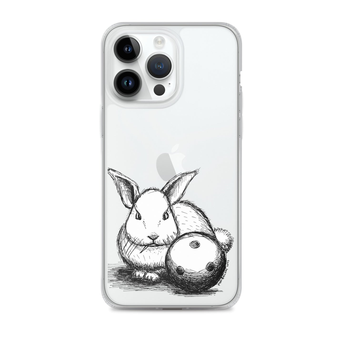 Hare Ball Clear Case for iPhone®