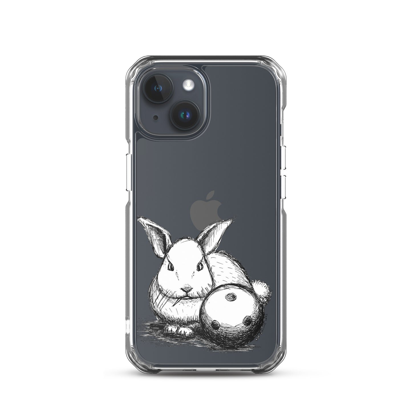 Hare Ball Clear Case for iPhone®