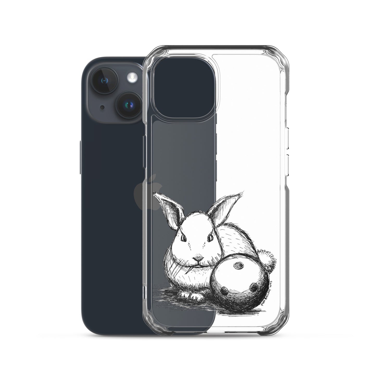Hare Ball Clear Case for iPhone®