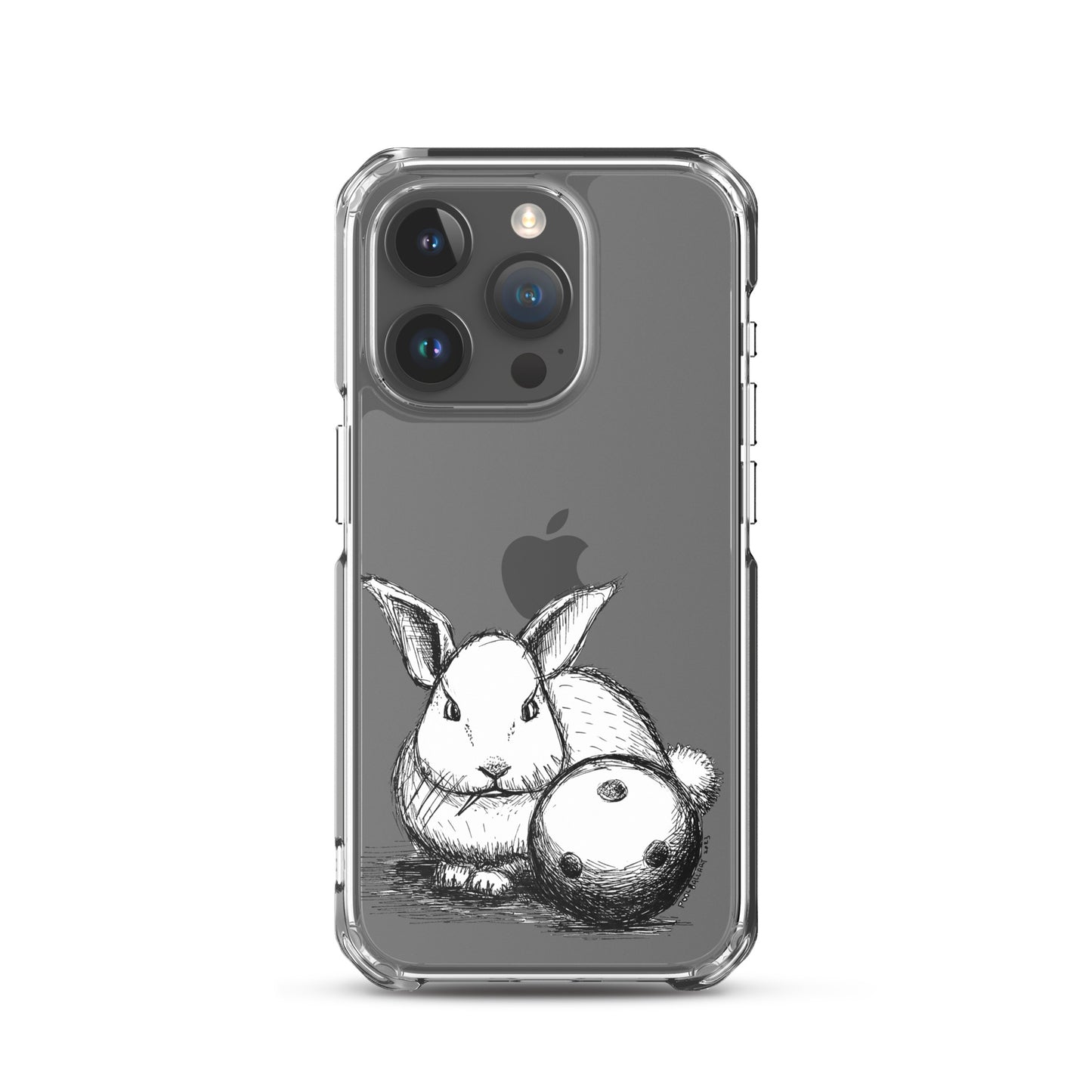 Hare Ball Clear Case for iPhone®
