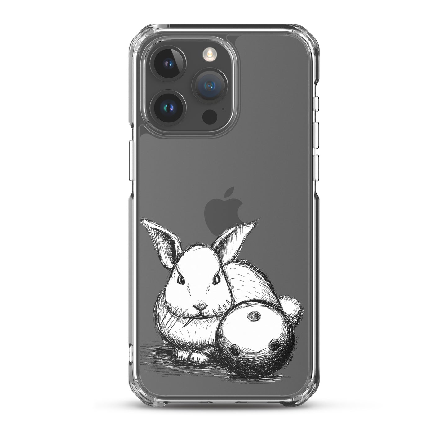 Hare Ball Clear Case for iPhone®