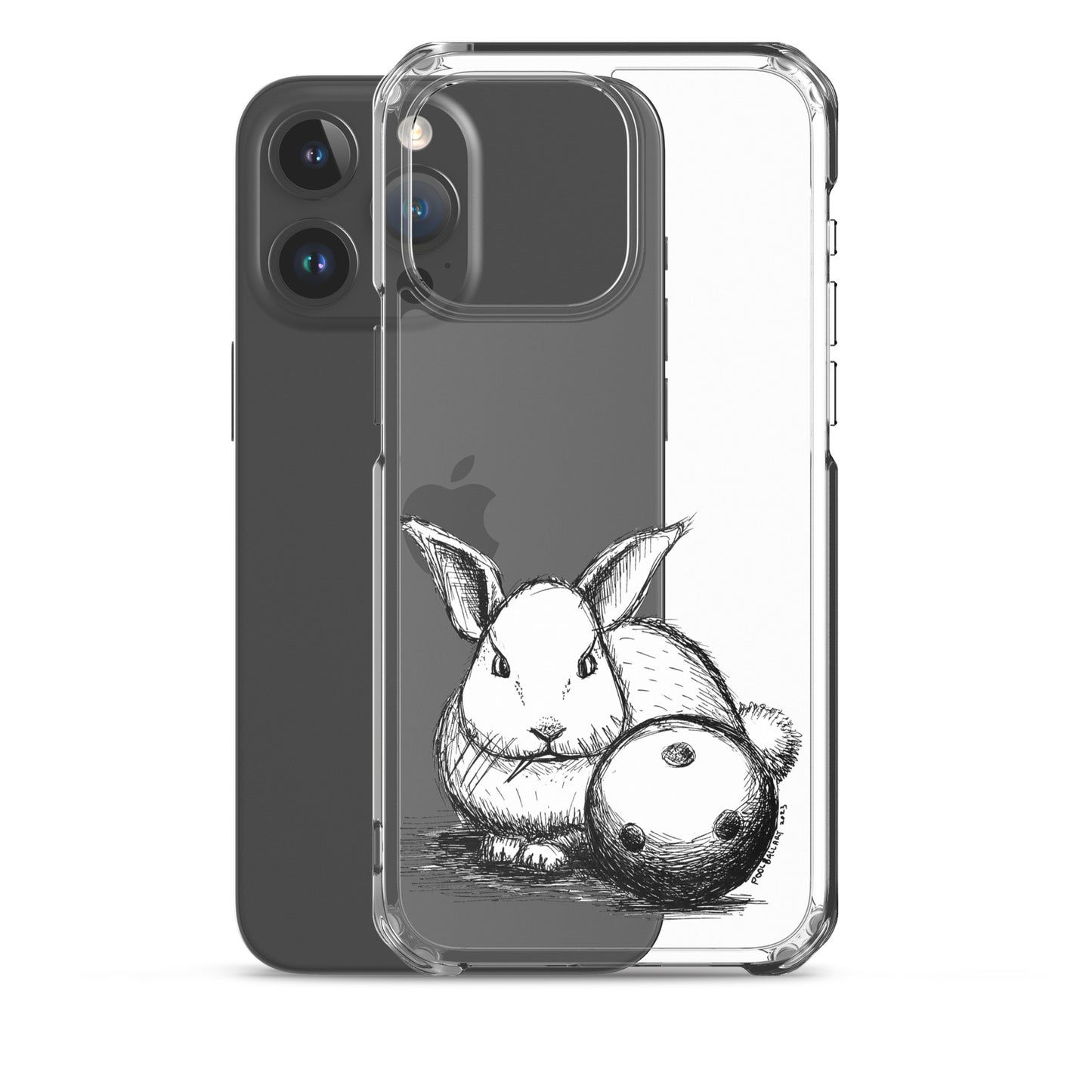 Hare Ball Clear Case for iPhone®