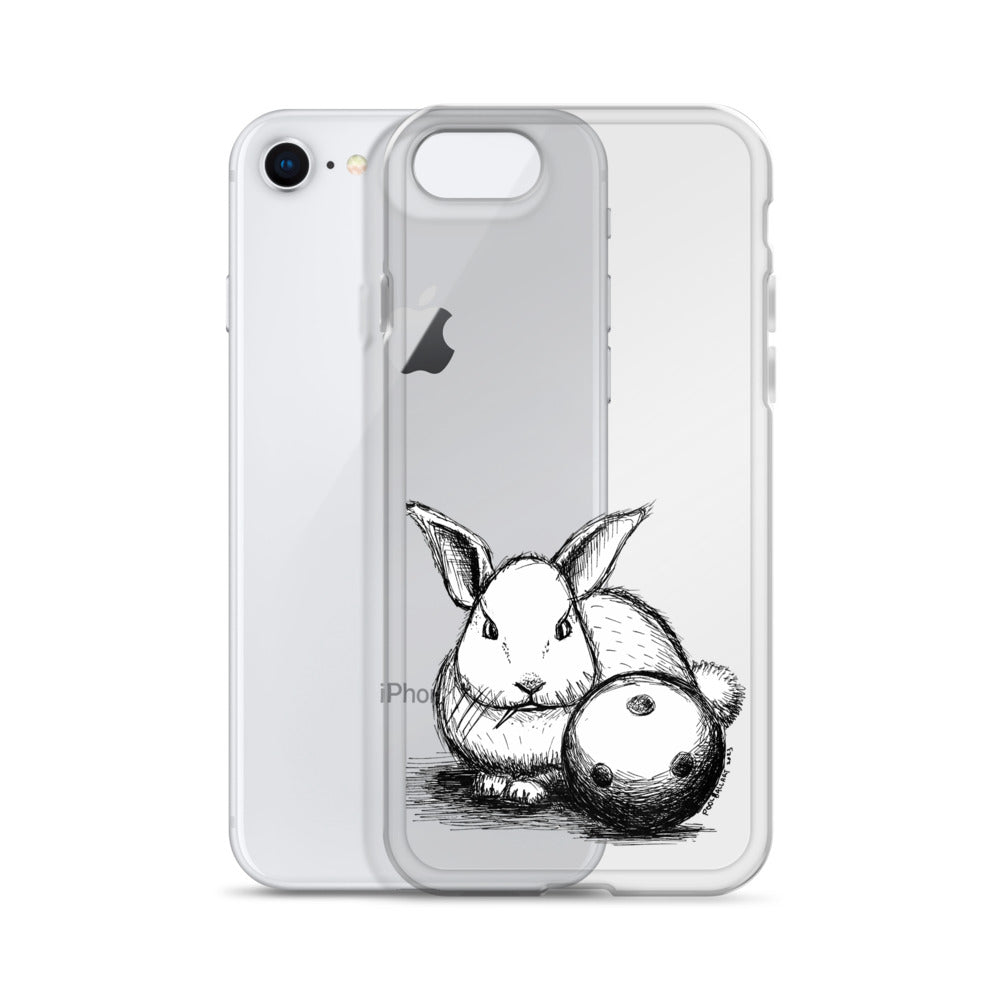Hare Ball Clear Case for iPhone®