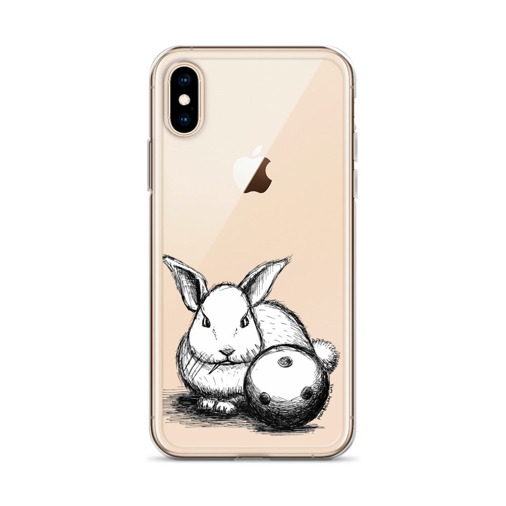 Hare Ball Clear Case for iPhone®
