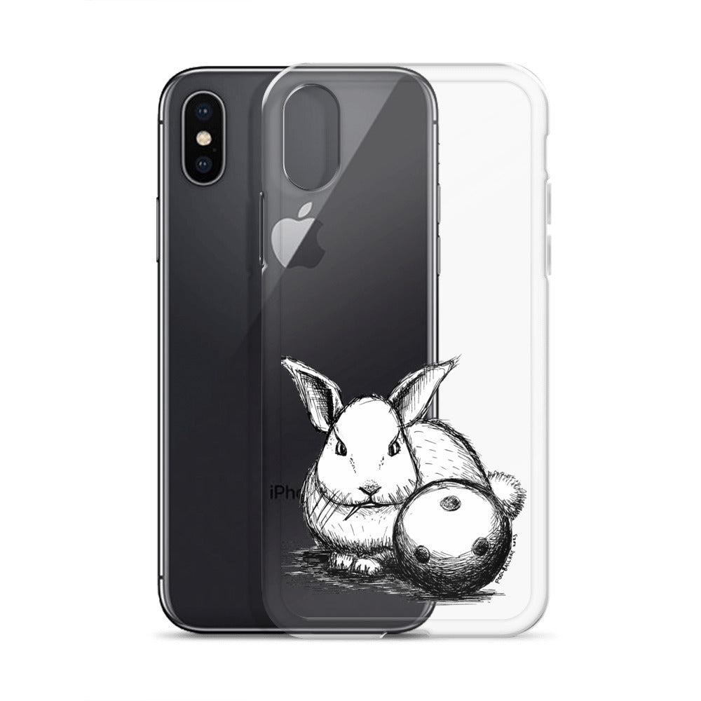 Hare Ball Clear Case for iPhone®