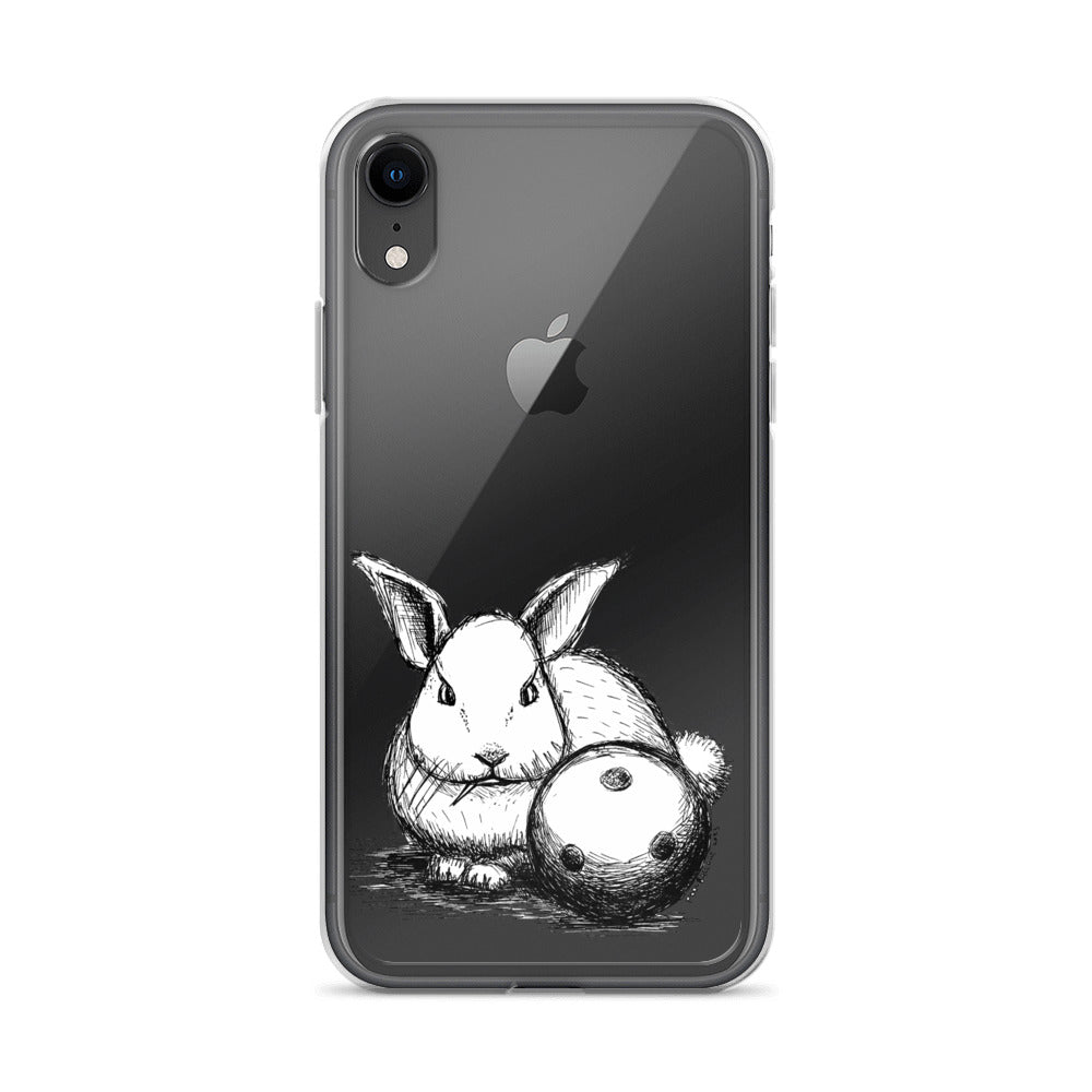 Hare Ball Clear Case for iPhone®