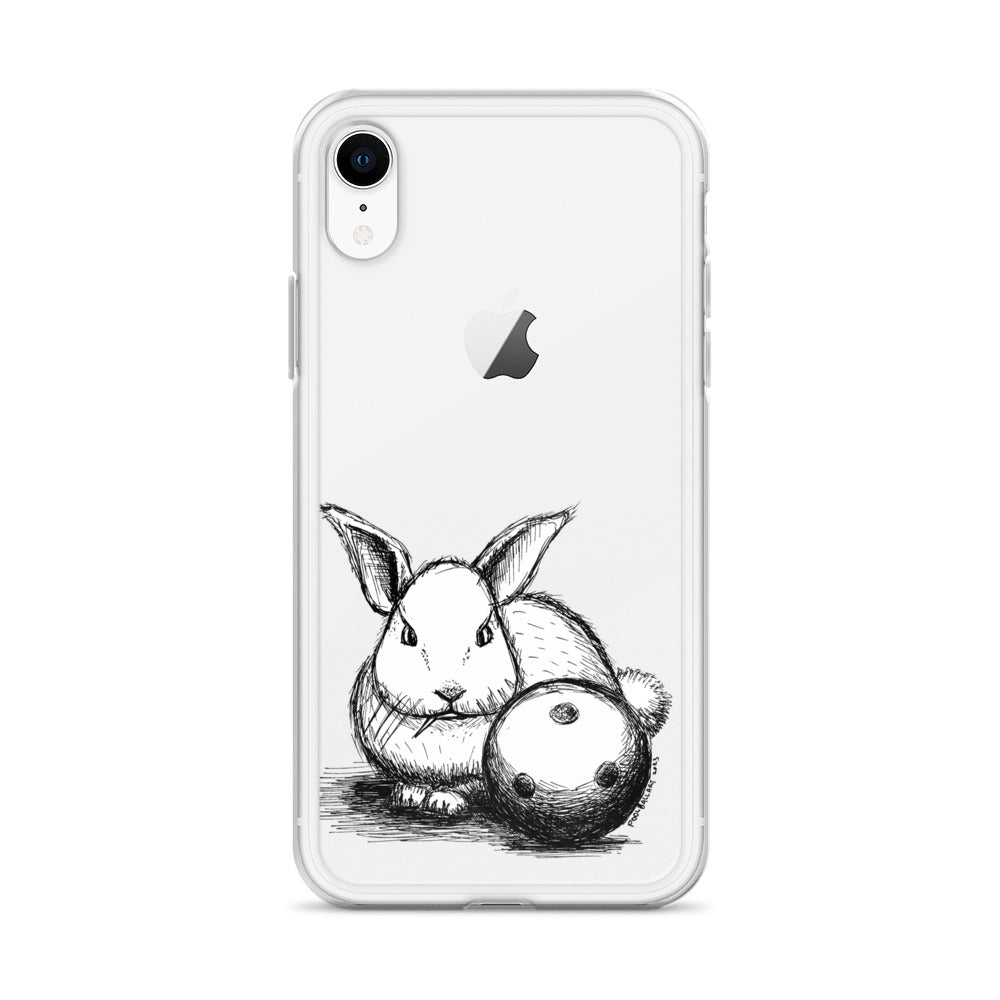 Hare Ball Clear Case for iPhone®